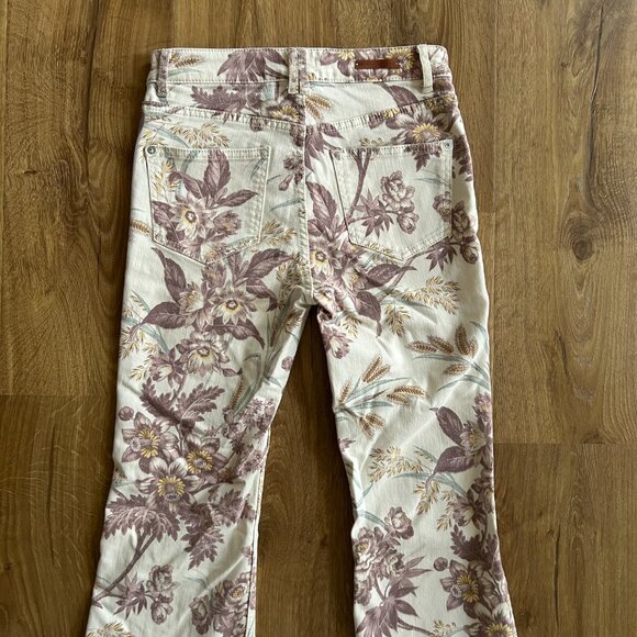 Anthropologie Vintage Style High Waisted Button Fly Bootcut Jeans Size 26 - Picture 12 of 13